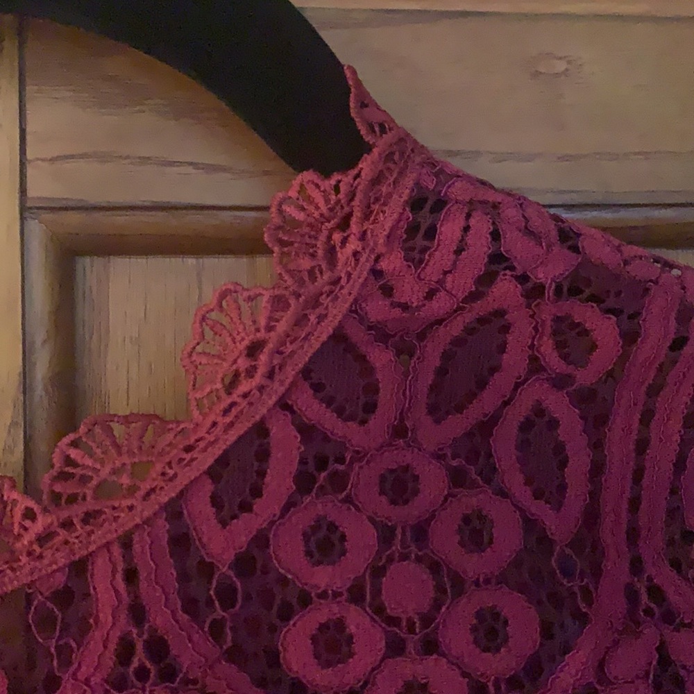 Raspberry Lace Dress from LuLu’s - Picture 4 of 5